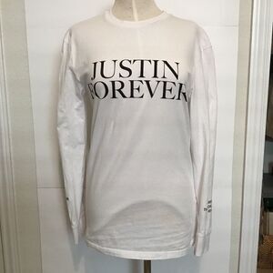 Justin Bieber Purpose Tour 2016 Divided White Unisex Graphic T-shirt Size XS